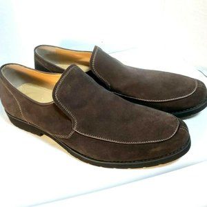 Hush Puppies Dark Brown Suede Split Toe